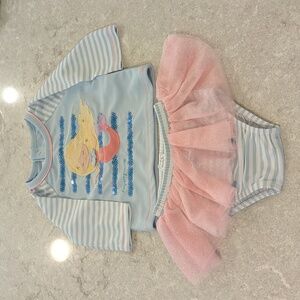 Mud Pie Two Piece Swim Suit Size 12-18 Months